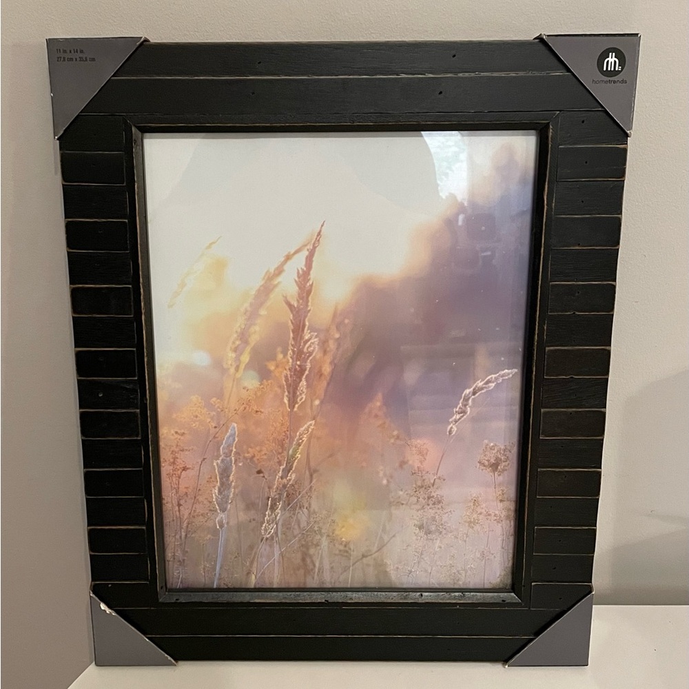Black Rustic frame from hometrends 11 x 14 inches NWT.